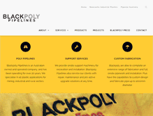 Tablet Screenshot of blackpoly.com.au